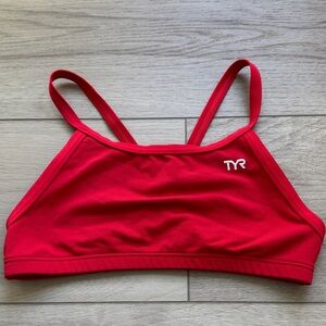 TYR Women's Vibrant Red Sports Bra